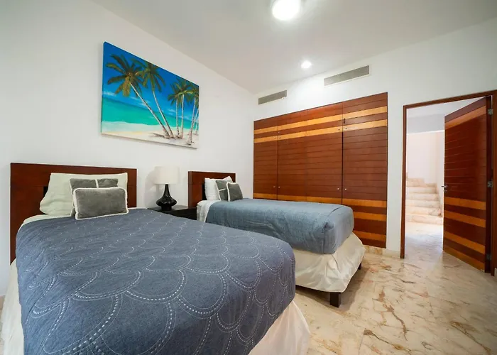 Beachfront Penthouse With 3 Bedrooms & Ocean View - Nubes Hébergement de vacances Playa del Carmen