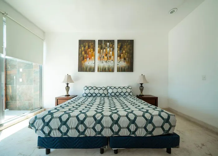 Beachfront Penthouse With 3 Bedrooms & Ocean View - Nubes Playa del Carmen